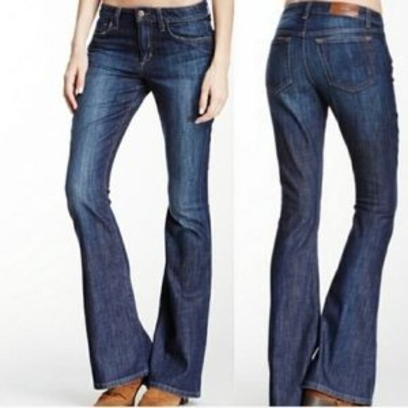 Joe's Jeans The Flare Visionaire Straight Flare Leg High Rise Med Wash Denim 29 - Picture 1 of 9